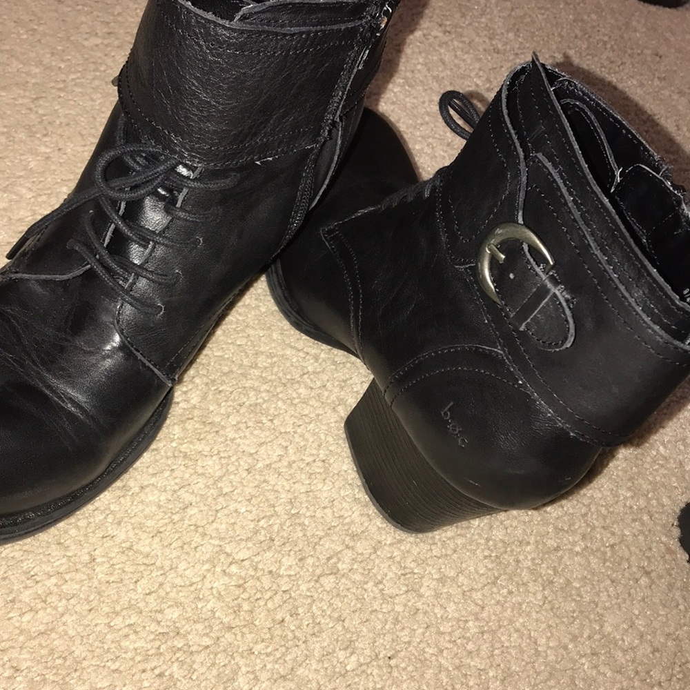 Black Lace Up boots